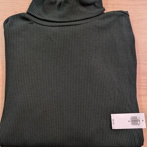 Old Navy Women's Dark Green Turtleneck